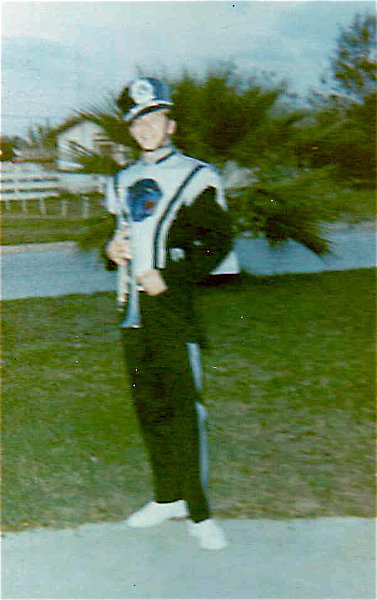 Chuck, 1967 South San Band uniform