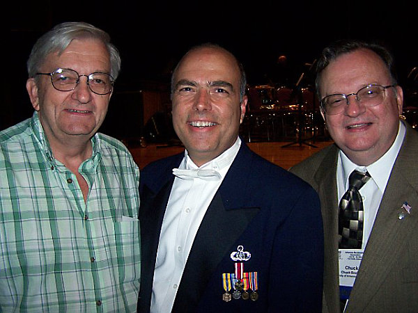 Jared Spears, LTC Steve Grimo, Chuck Booker AR Bandmaster's Conference